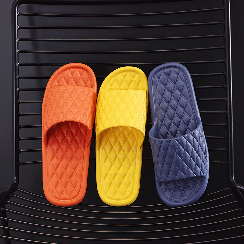 Dép đi trong nhà siêu nhẹ siêu bền họa tiết hình trám, chất liệu eva không ngấm nước chống trượt