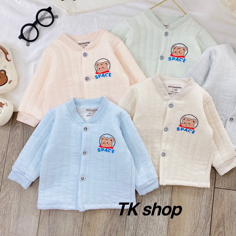 Áo trần bông thu đông giữ ấm cho bé