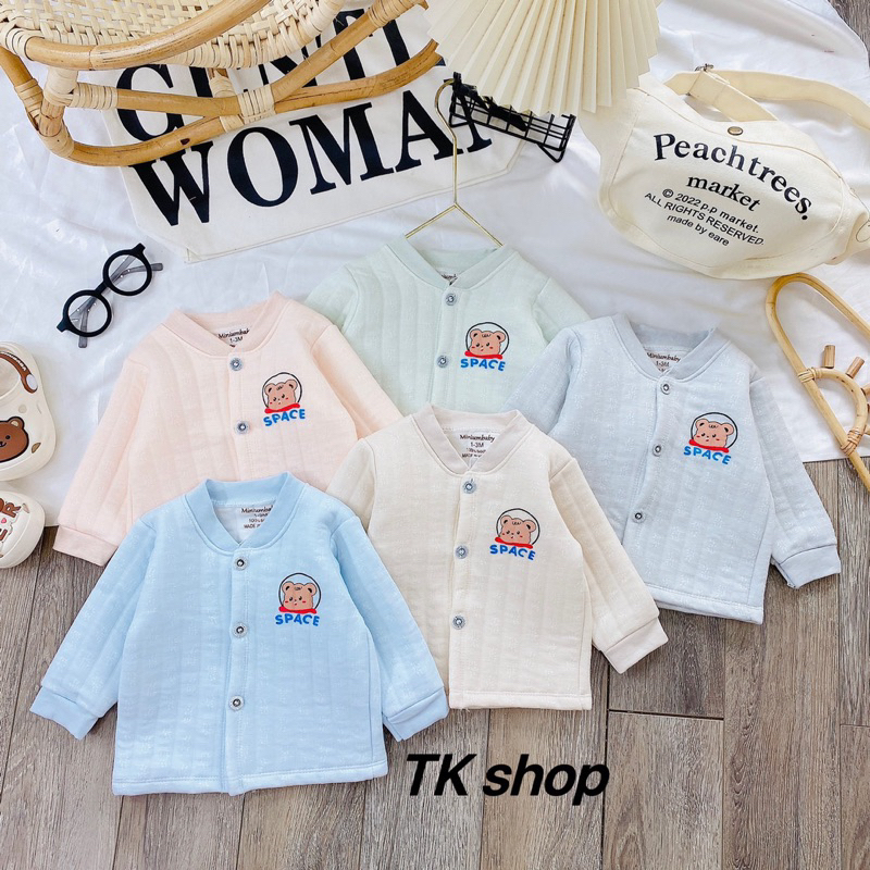 Áo trần bông thu đông giữ ấm cho bé