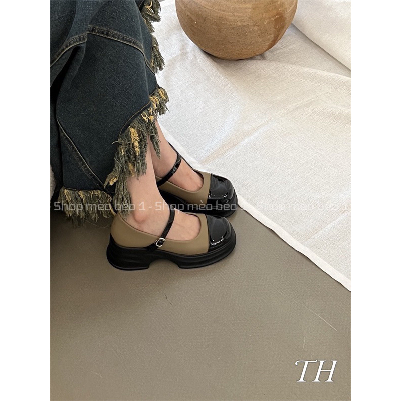 Giàu búp bê mũi bóng tròn quai ngang vintage đế vuông fullbox hàng quảng châu cao cấp