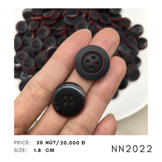 Set 20 nút áo nn2022, size 1.8cm