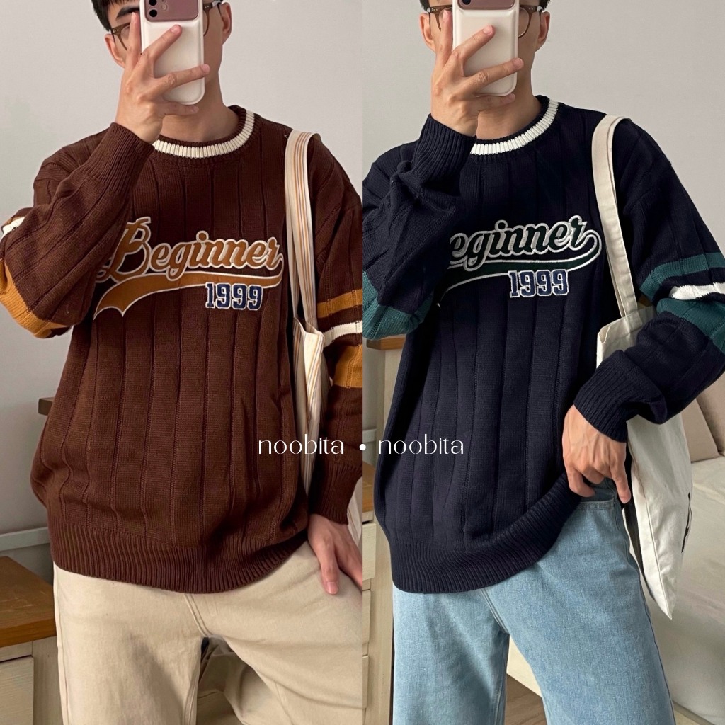 NOOBITA - Sweater len BEGINNER 8044