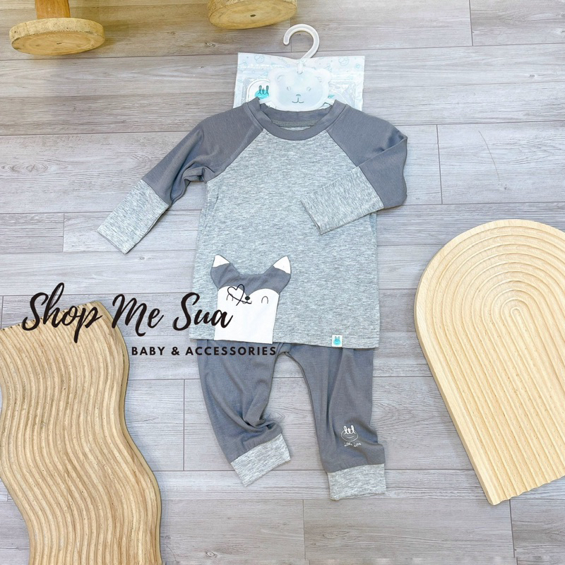 Bộ quần áo trẻ em dài tay bé trai bé gái từ 3 tháng đến 4 tuổi