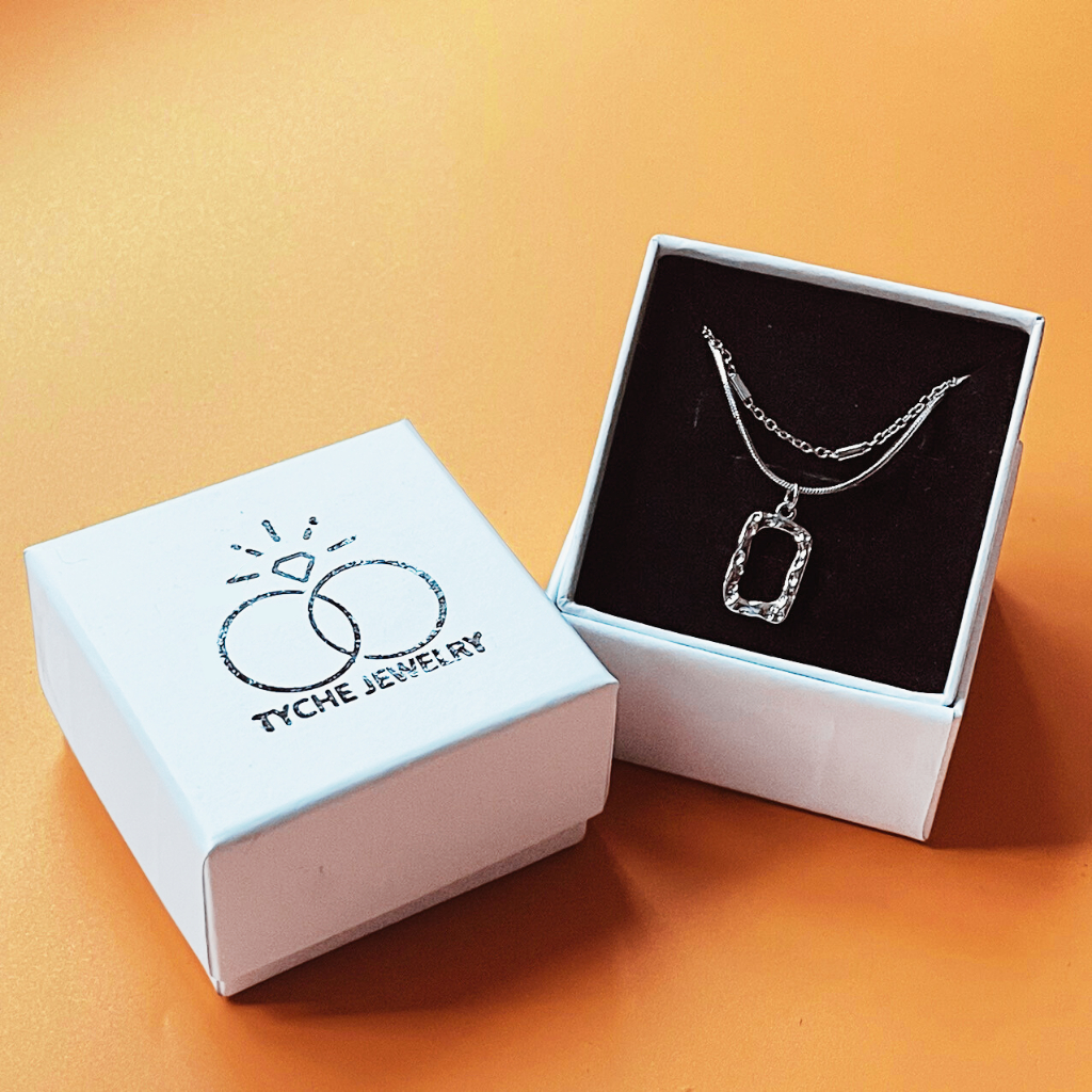 Dây chuyền bạc nữ Tyche Beauty chốt khóa cao cấp trẻ trung phù hợp đeo đi học, đi chơi,đi làm TYCHE JEWELRY