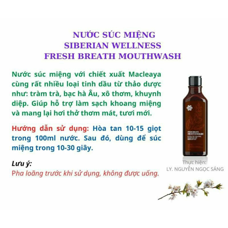 Nước súc miệng SIBERIAN