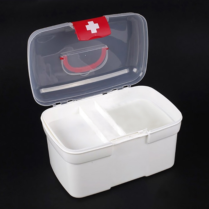 Hộp Đựng Thuốc Y Tế. Hộp Thuốc Gia Đình. Chất Liệu Nhựa Dẻo PP Nguyên Sinh