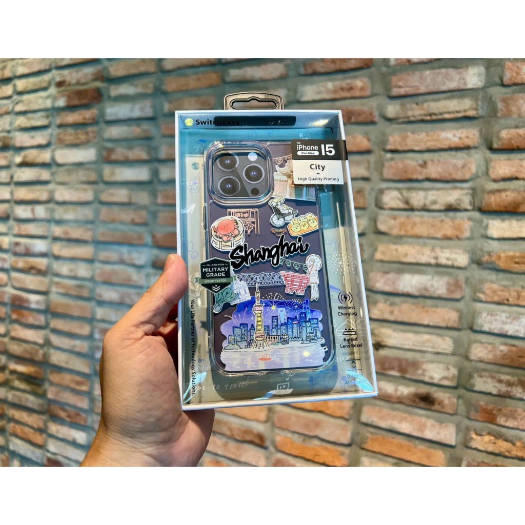 Ốp Lưng Switcheasy Hoạt Hình Artist Trong Bộ Sưu Tập Thành Phố Cho IP 15 Promax