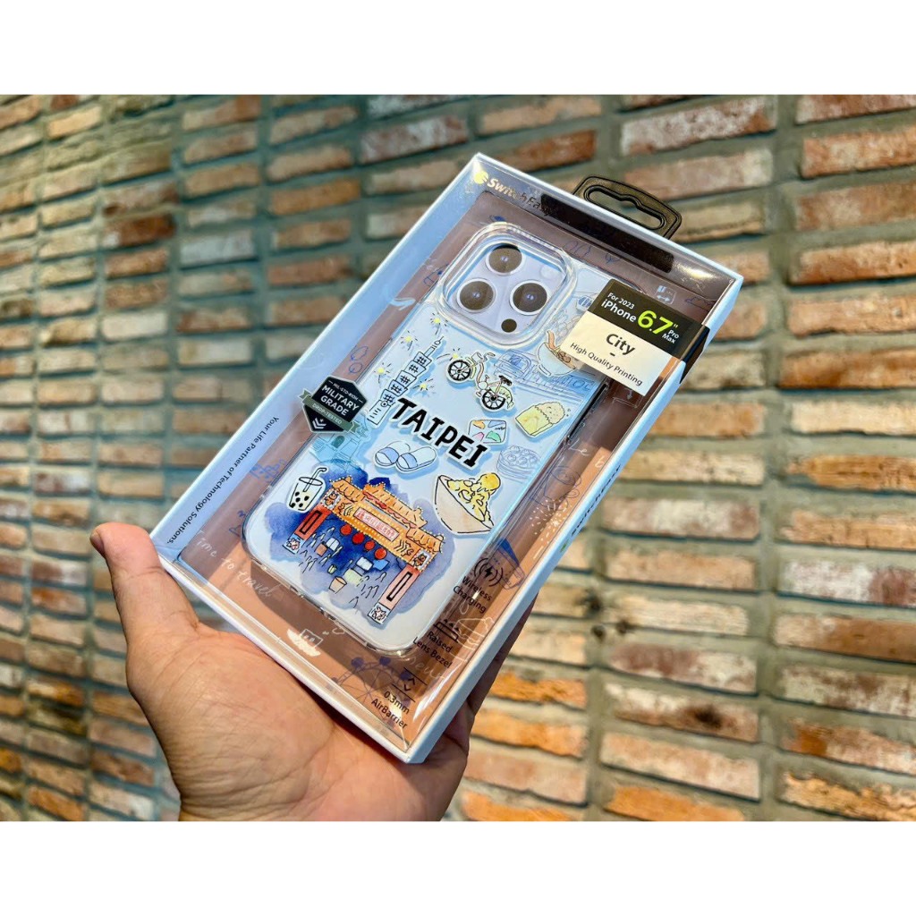 Ốp Lưng Switcheasy Hoạt Hình Artist Trong Bộ Sưu Tập Thành Phố Cho IP 15 Promax