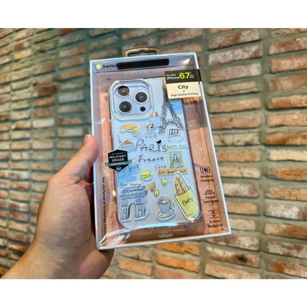 Ốp Lưng Switcheasy Hoạt Hình Artist Trong Bộ Sưu Tập Thành Phố Cho IP 15 Promax