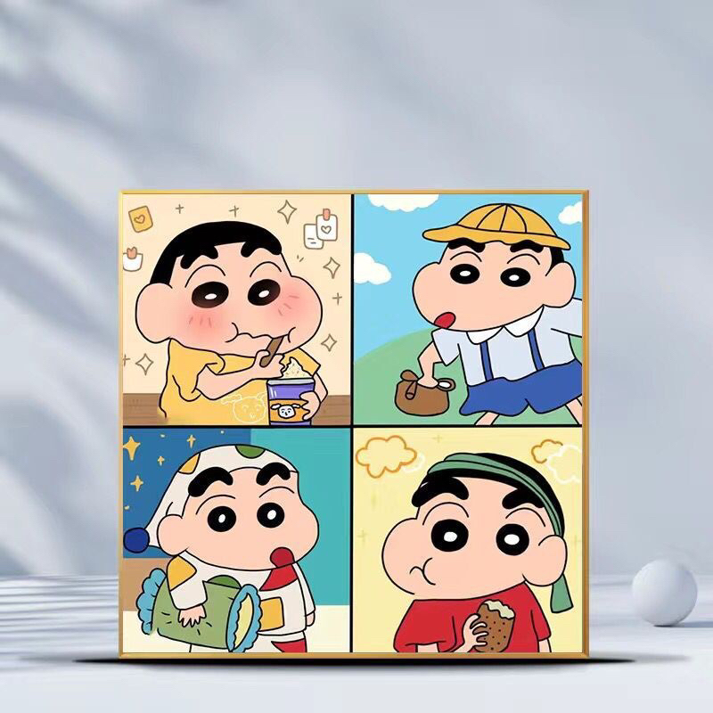 TRANH SỐ HÓA, TRANH TÔ MÀU THEO SỐ SƠN DẦU 20*20CM