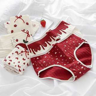 Quần lót nữ chất cotton hình cute phom 40kg-55kg.