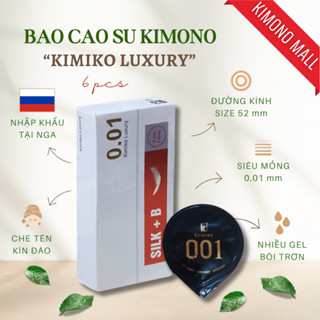 [Combo] Bao cao su kimono siêu mỏng 0.01 nhiều gel bôi trơn, gân gai liti kéo dài thời gian, bcs Juncai olo-durex store