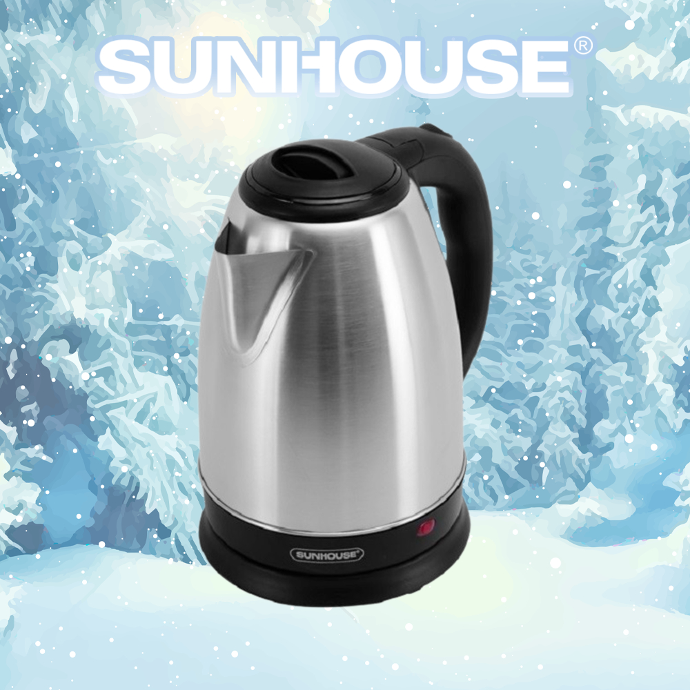 Ấm siêu tốc Inox 1.8L SUNHOUSE SHD1182 Made in Việt Nam - Bảo hành chính hãng 12 tháng