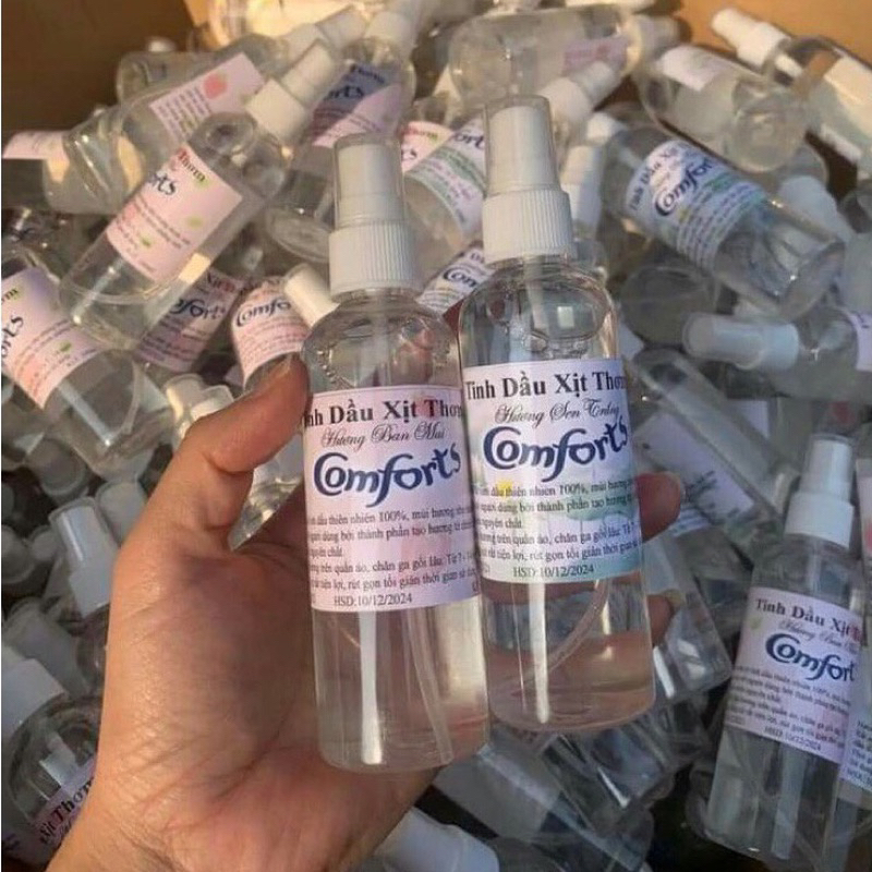 Tinh dầu xịt thơm Comfort, Xịt thơm quần áo, dung tích 100ml