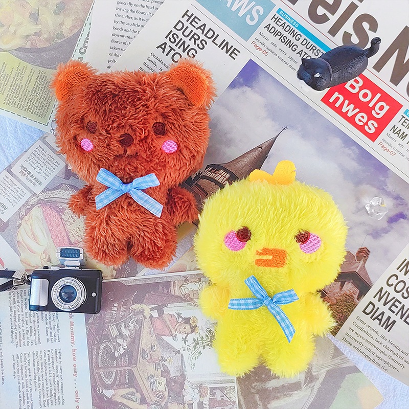 Móc khóa nhồi bông chó Pocha, móc cài balo, túi, móc chìa khóa