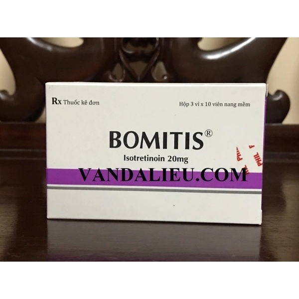 VIÊN UỐNG ĐỆP DA , GIẢM MỤN BOMITIS 20MG