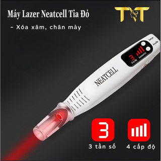 [Bảo hành 12th]Máy xoá xăm mini xanh và đỏ Neatcell
