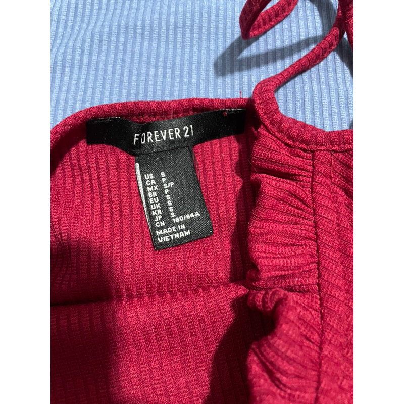 Áo 2 dây f21 xuất khẩu chất siêu co giãn.