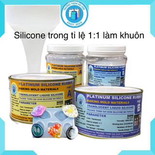 Silicone Trong Cao Cấp 1:1 (1Kg) Làm Khuôn Resin - Trường Thịnh Sài Gòn