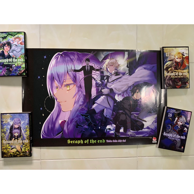Thiên thần diệt thế trọn bộ full từ tập 1-26 tặng kèm poster vol 19,25,lót ly,postcard