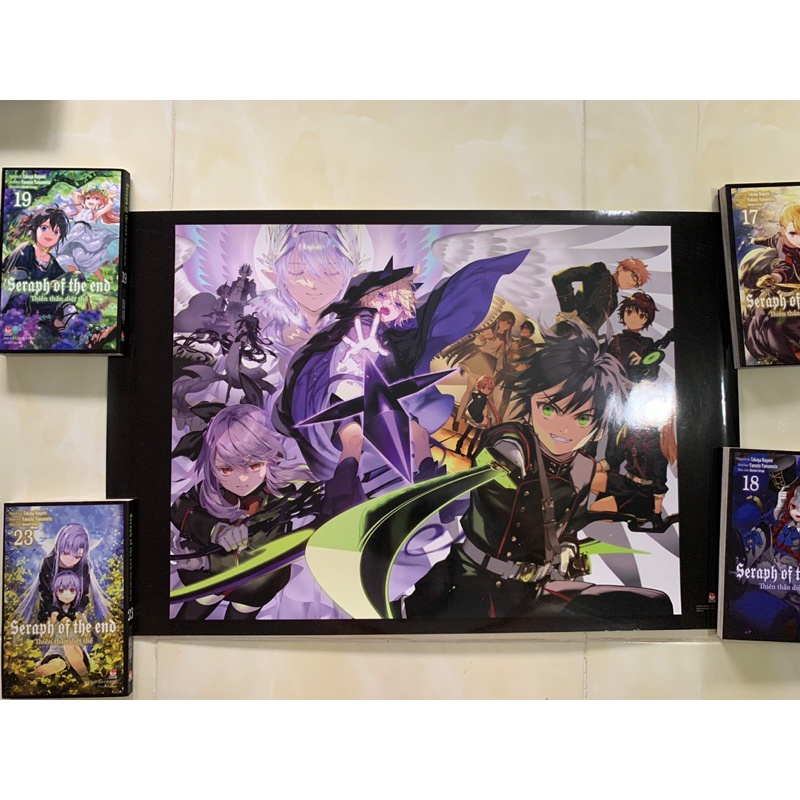 Thiên thần diệt thế trọn bộ full từ tập 1-26 tặng kèm poster vol 19,25,lót ly,postcard