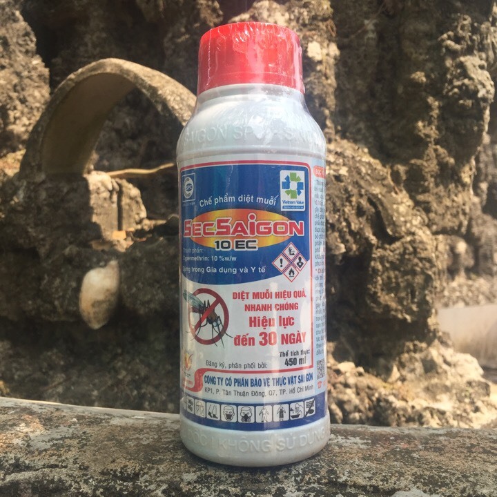 Trừ muỗi trên y tế Secsaigon 450ml