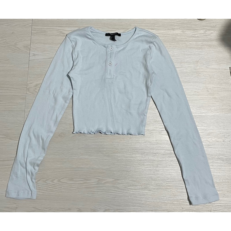 Áo crotop dài tay f21 .