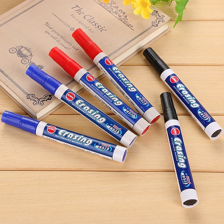 Bút lông bút dạ nhiều màu viết bảng mềm mịn, bút viết bảng trắng xoá được thiết kế đơn giản tiện dụng