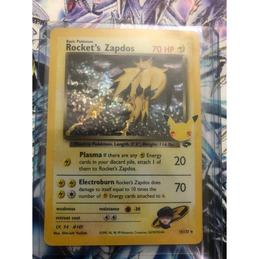 Thẻ bài Pokemon - TCG - Rocket's Zapdos / 15/132