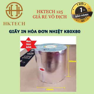 Giấy in hoá đơn akira k80x80, giấy in bill k80x80