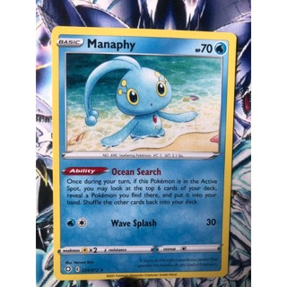 Thẻ bài pokemon - tcg - manaphy / 024/072