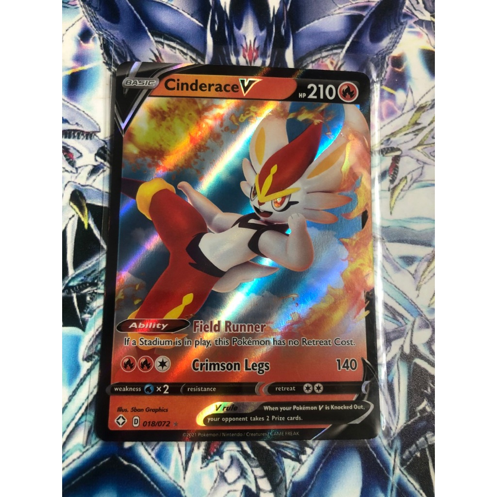 Thẻ bài Pokemon - TCG - Cinderace V / 018/072