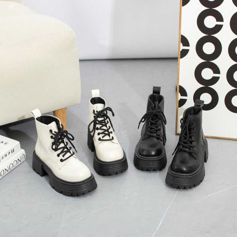 Giày Boots Chiến binh đế độn-KQ02