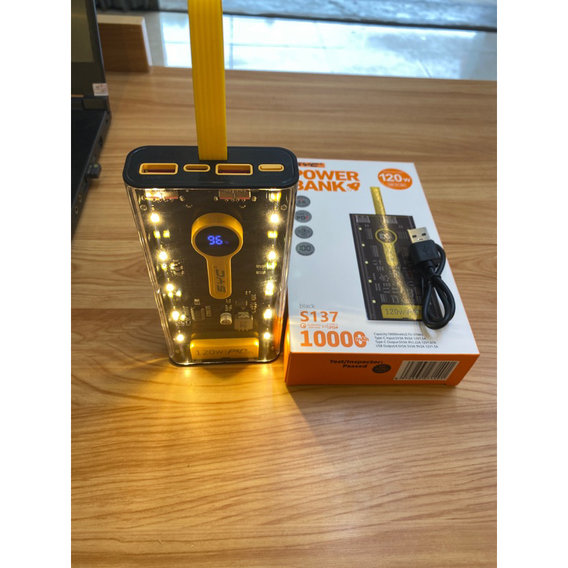 Sạc dự phòng SYC 10.000 mAh 120W sạc siêu nhanh ⚡️⚡️⚡️