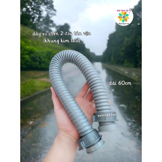 Ống xả dây xả bồn rửa chén 2 đầu vặn tán dài 60cm
