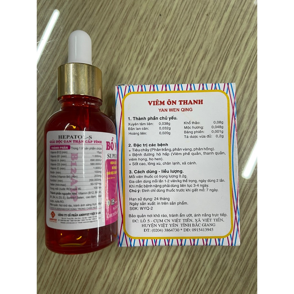 COMBO BỔ NỘI TẠNG + VIÊM ÔN THANH