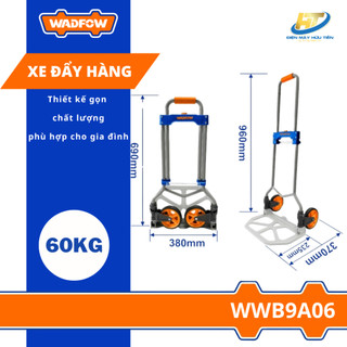 Xe đẩy hàng 2 bánh gấp gọn mini wadfow