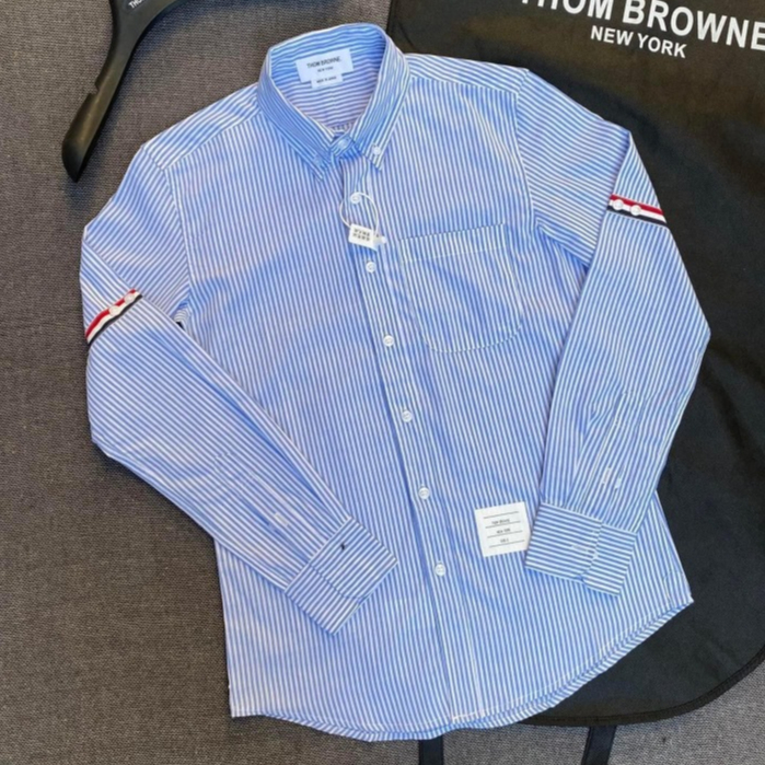 Áo sơ mi dài tay mẫu mới vải cao cấp dày dặn trẻ trung thanh lịch chuẩn form phong cách