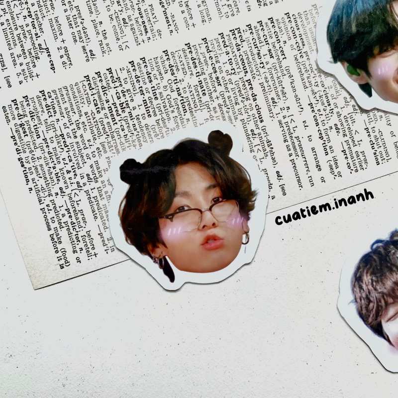 In Ảnh Theo Yêu Cầu - Sticker Viền Cute