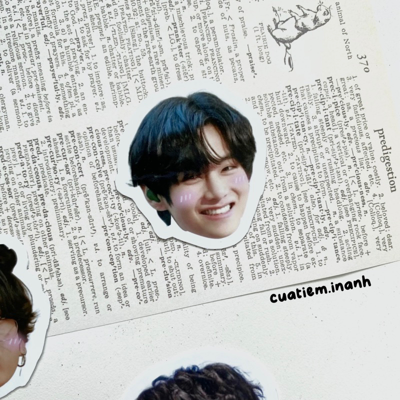 In Ảnh Theo Yêu Cầu - Sticker Viền Cute