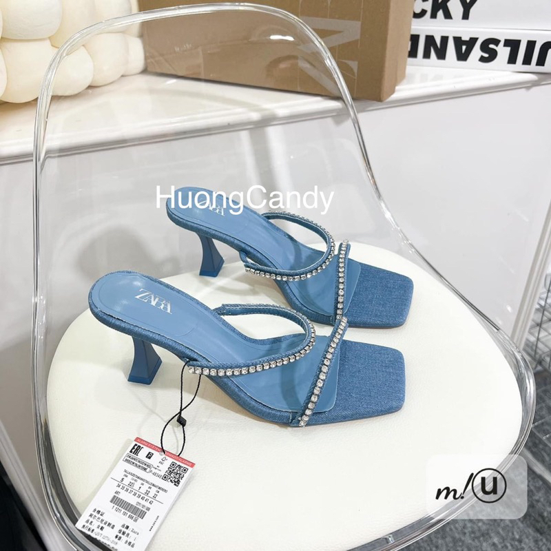 Guốc Zr jean hai quai đá