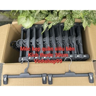 Móc kẹp quần áo size lớn 35cm combo 10 cây