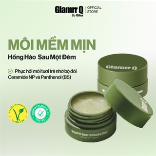 Mặt Nạ Ngủ Trẻ Hóa Môi GLAMRR Q Vegan B5 Super Lip Sleeping Mask 10ml