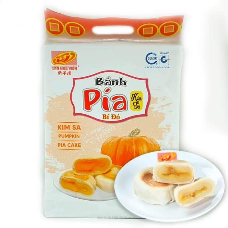 Pía kim sa trứng chảy Tân huê viên túi 480g