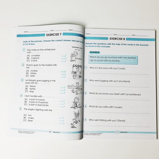 [Nhập Khẩu] Learning English Grammar 1-6 (SAP Singapore 6 cuôn)