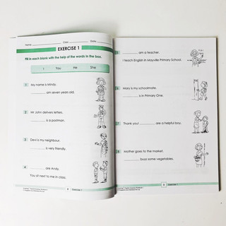 [Nhập Khẩu] Learning English Grammar 1-6 (SAP Singapore 6 cuôn)
