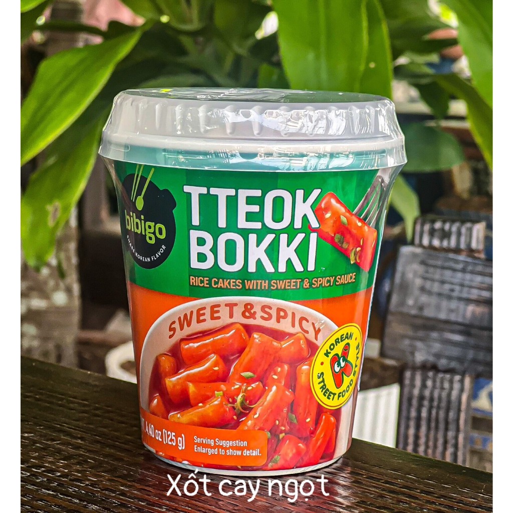 Bánh Gạo Hàn Quốc Tokbokki Ăn Liền Hộp 125G