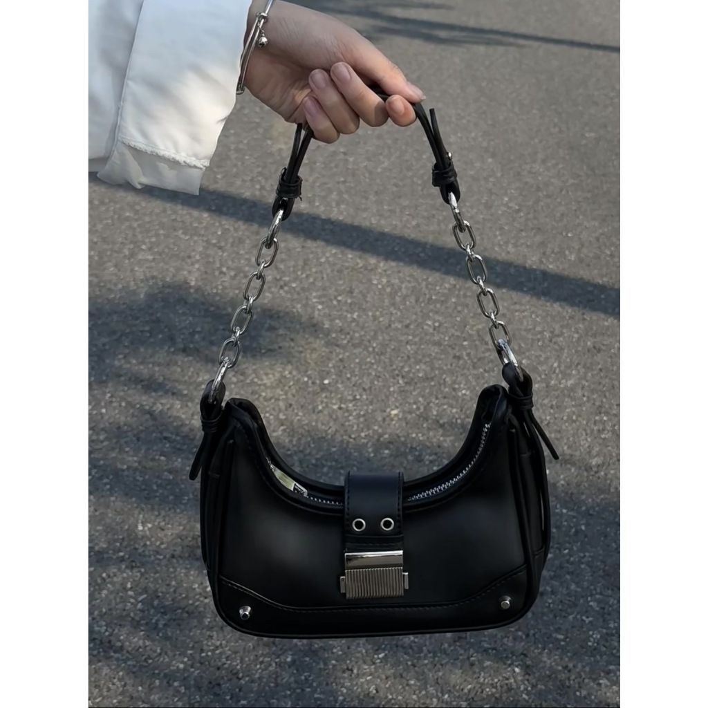 Túi xách nữ, túi đeo chéo thời trang công sở Hàn Quốc đeo chéo hot trend size _W15 TÚI DÂY DA PHỐI XÍCH size 23cm