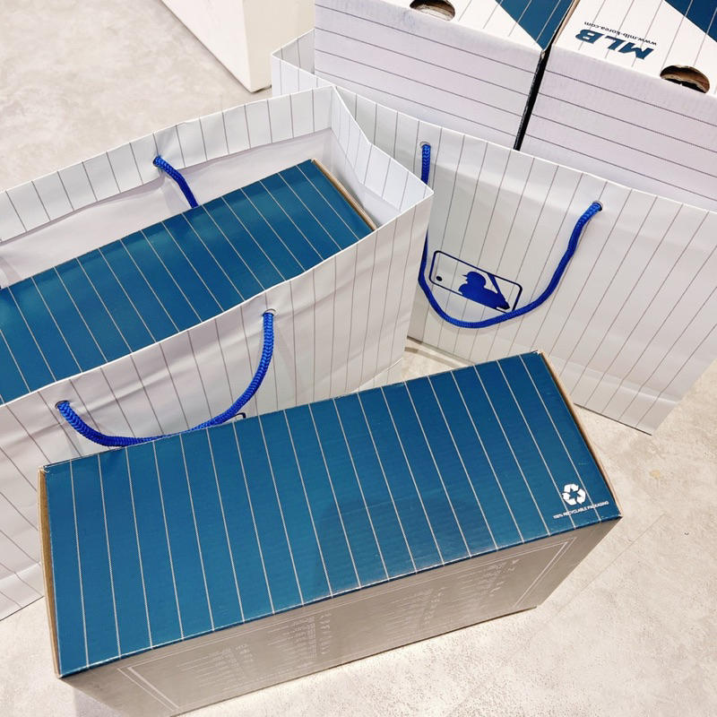 Túi giấy MLB nhập Store Hàn - Túi MLB chính hãng