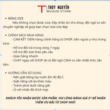 Váy đầm bigsize nữ dự tiệc đi chơi kiểu 8 nút chất vải tuyết mưa cao cấp thuynguyenbigsize.vn 50 - 90 kg